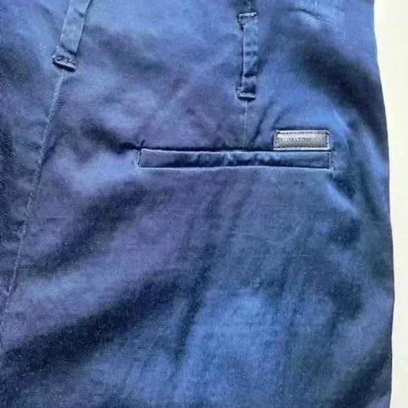 Trussardi Italy Dark Navy Pleated High Waist Women Pants. Italy size 40 (US 4) - Picture 6 of 12